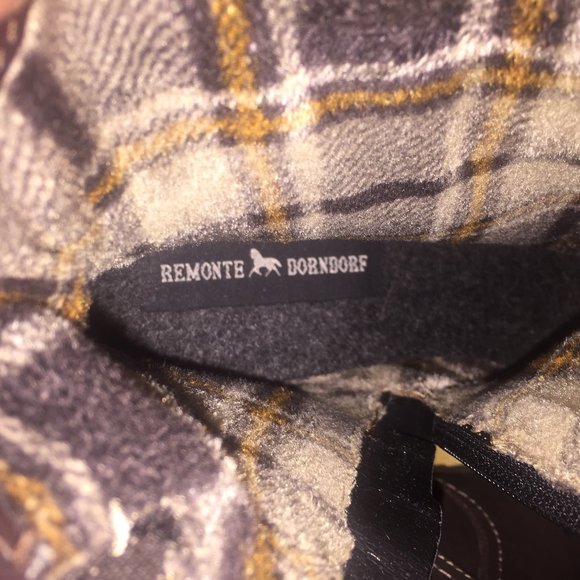 Remonte Dorndorf Ankle Boots Brown Lined Leather Slouch Style 2" Heel US Size 10 - Picture 13 of 15